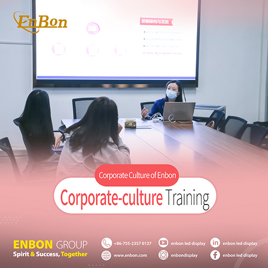 Faye, HR Director of Enbon, conducted corporate culture and system training for all new employees of 