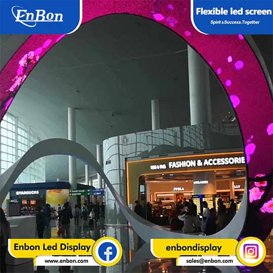 What are the advantages of flexible LED screens, Enbon will tell you the answer| Enbon LED Display Ma