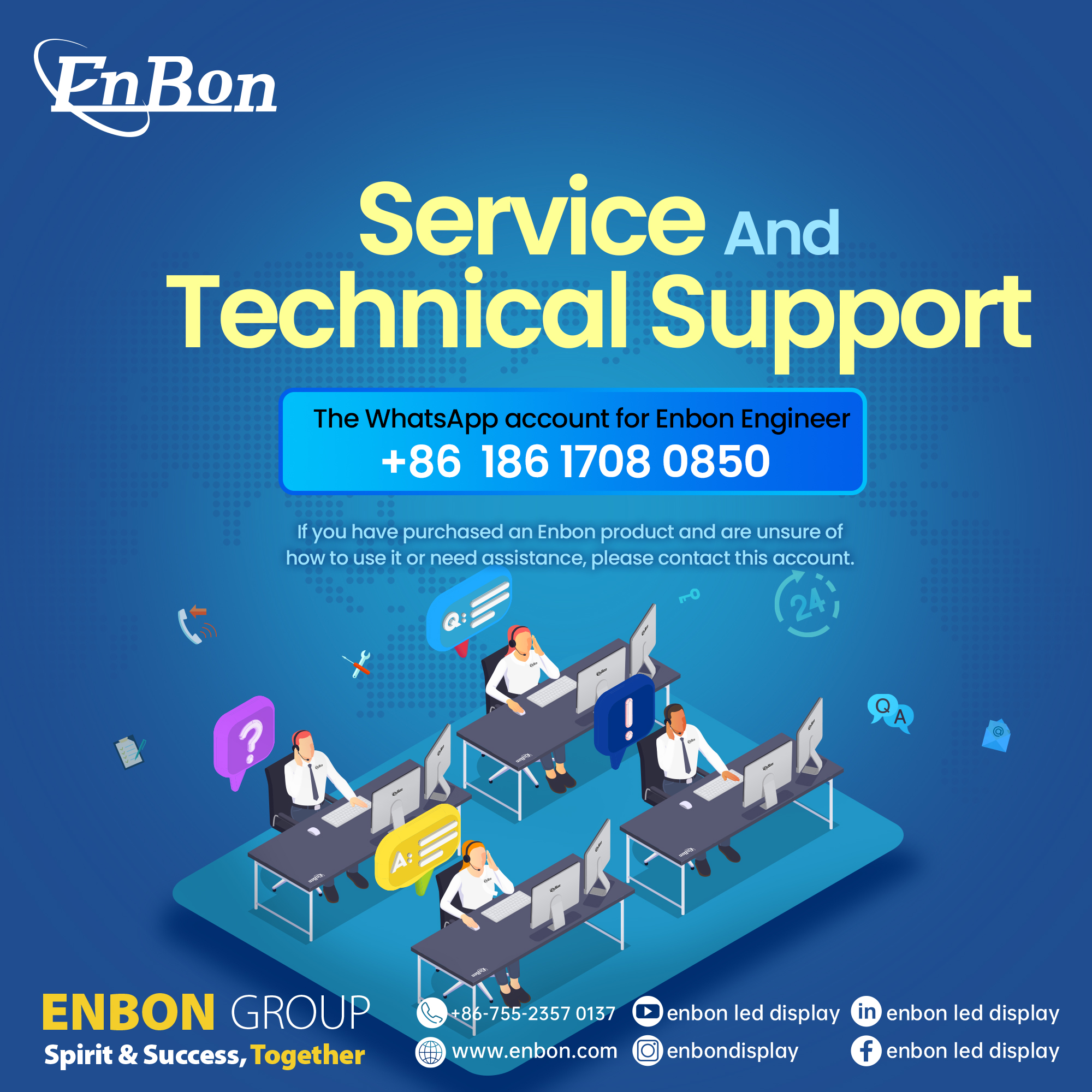 Enbon After-Sales Technical Support - Professional Services, Worry-Free Guarantee"