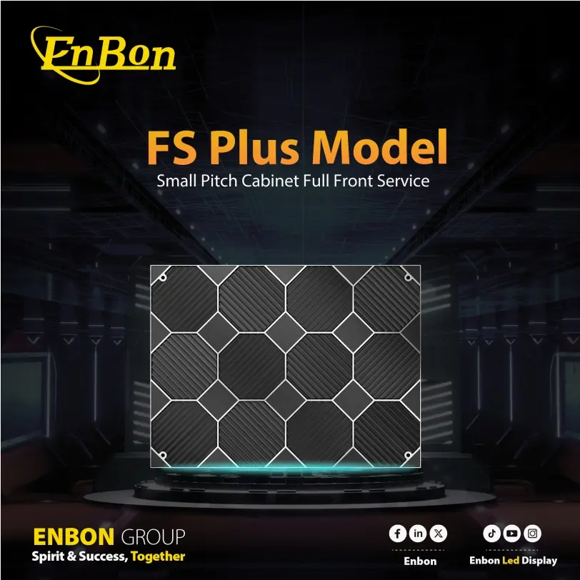 Enbon FS Plus model product catalog of indoor ultra-clear series led screen PDF download