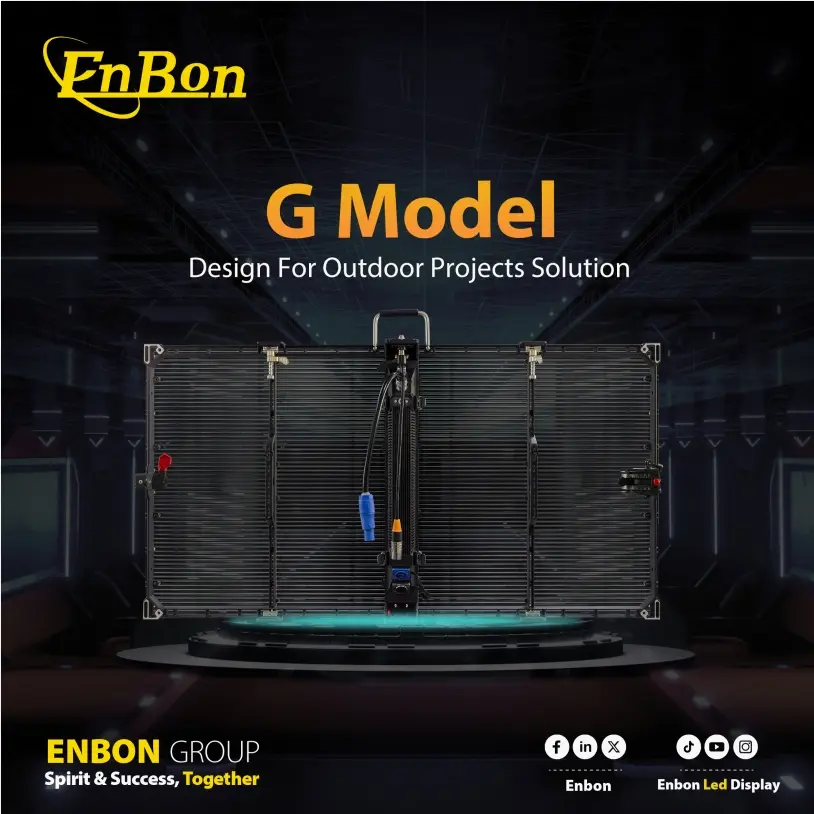Enbon G model outdoor product catalog of x-shape flexible series led screen PDF download
