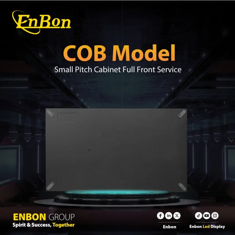 Enbon COB model product catalog of x-shape flexible series led screen PDF download