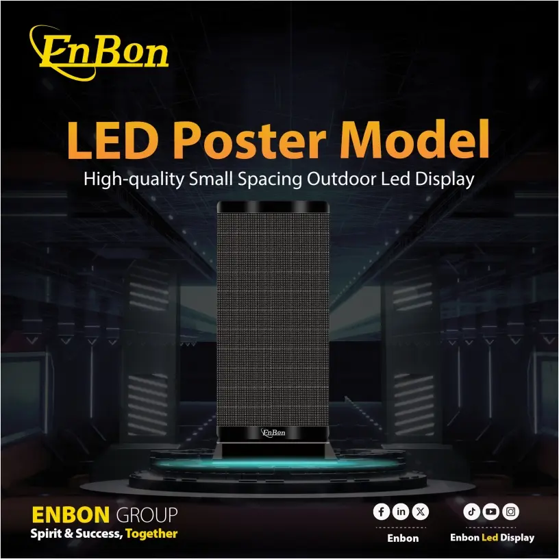 Enbon Poster model outdoor product catalog of x-shape flexible series led screen PDF download