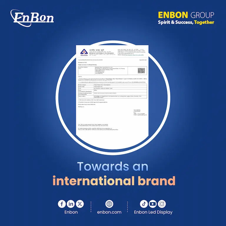 BIS Helps Enbon Become International Brand