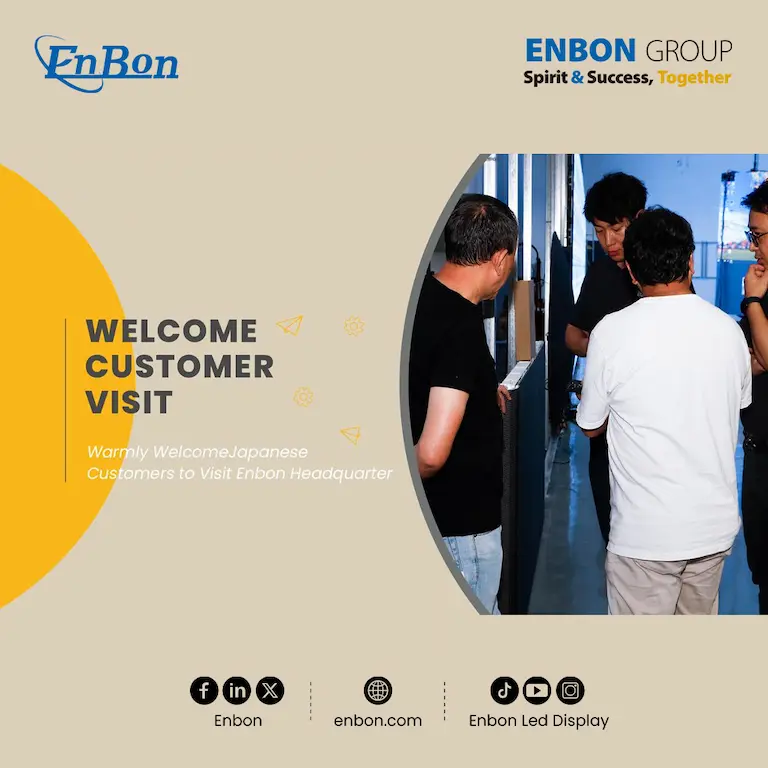 Warmly welcome Japanese customers to visit Enbon