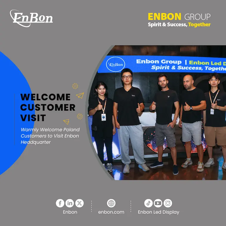 Enbon Warmly Welcomes Customers from Poland