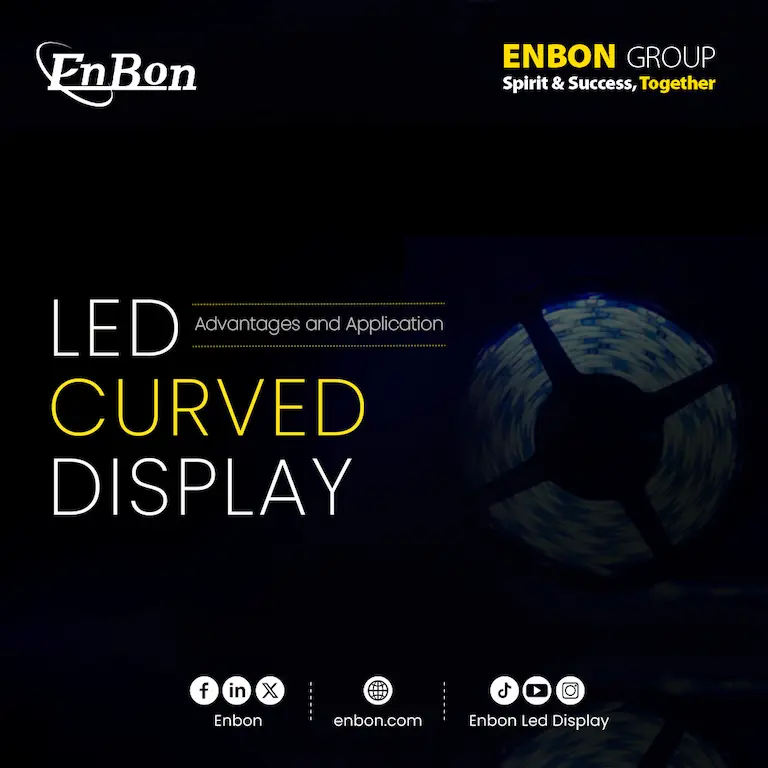 Curved LED Display and Traditional Display