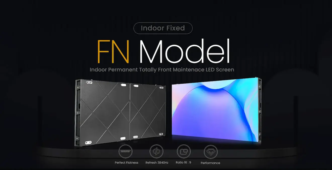 Enbon FN Model High Refresh Full Color Fixed Indoor LED Screen Rental Description 01