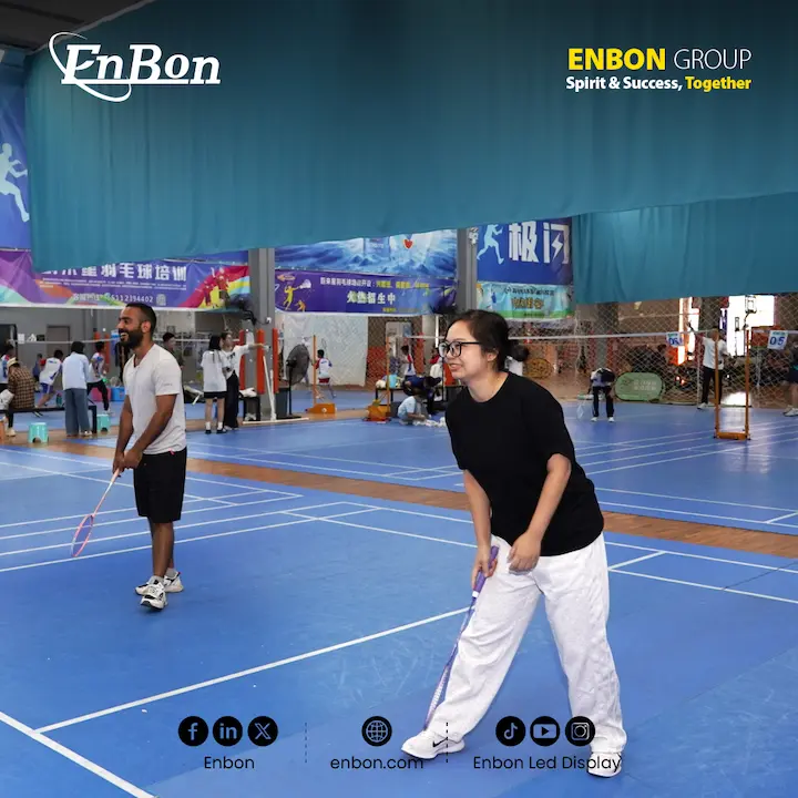 Enbon Holds a Weekend Badminton Event